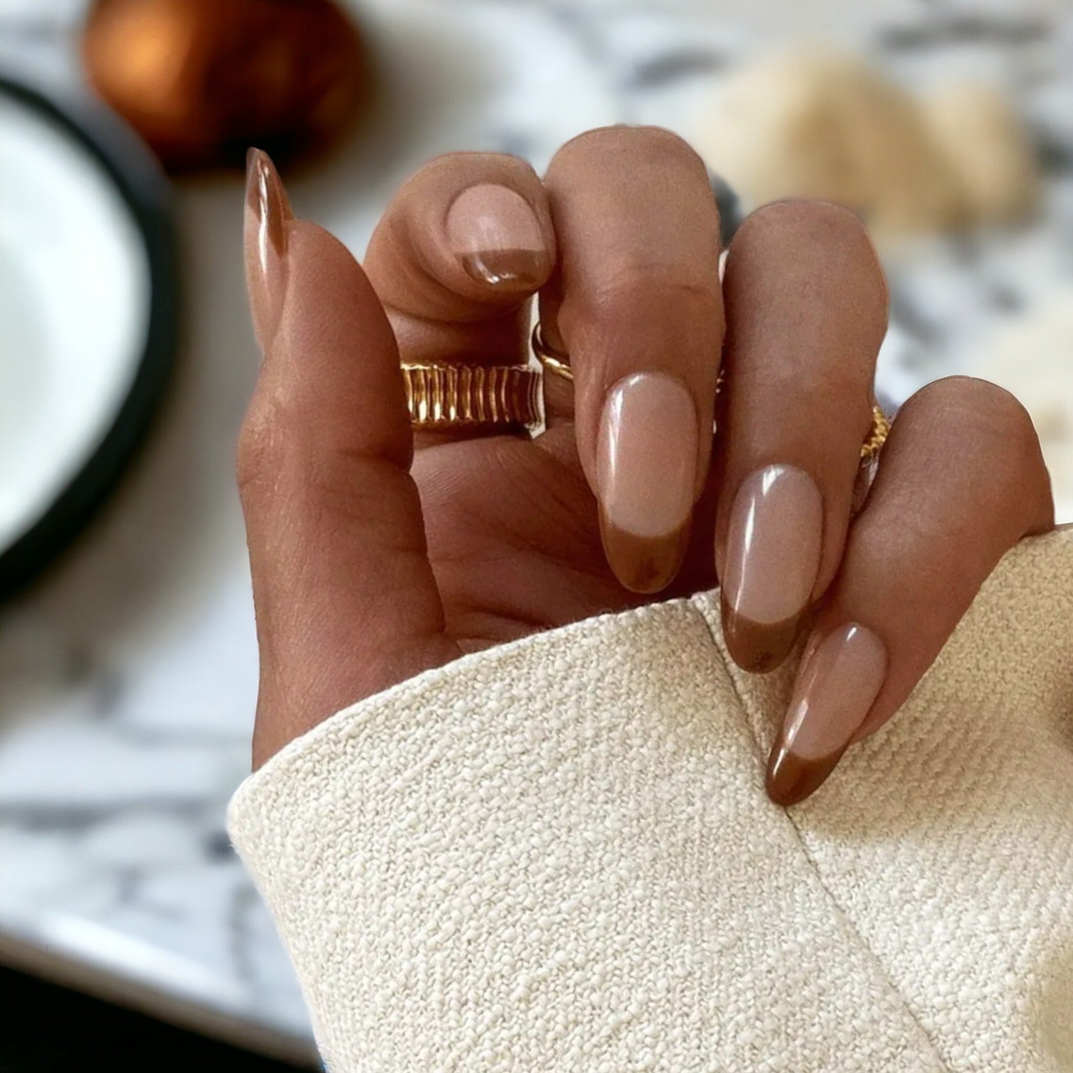 Naturlig Nude Puder do Zanurzania