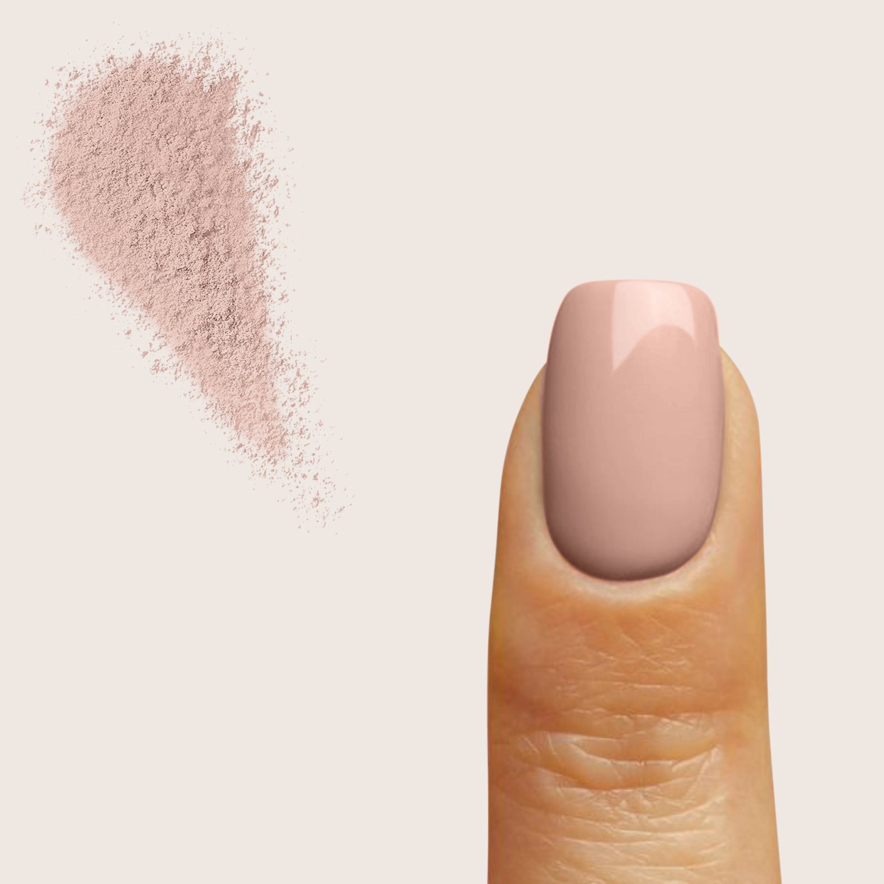 Naturlig Nude Puder do Zanurzania