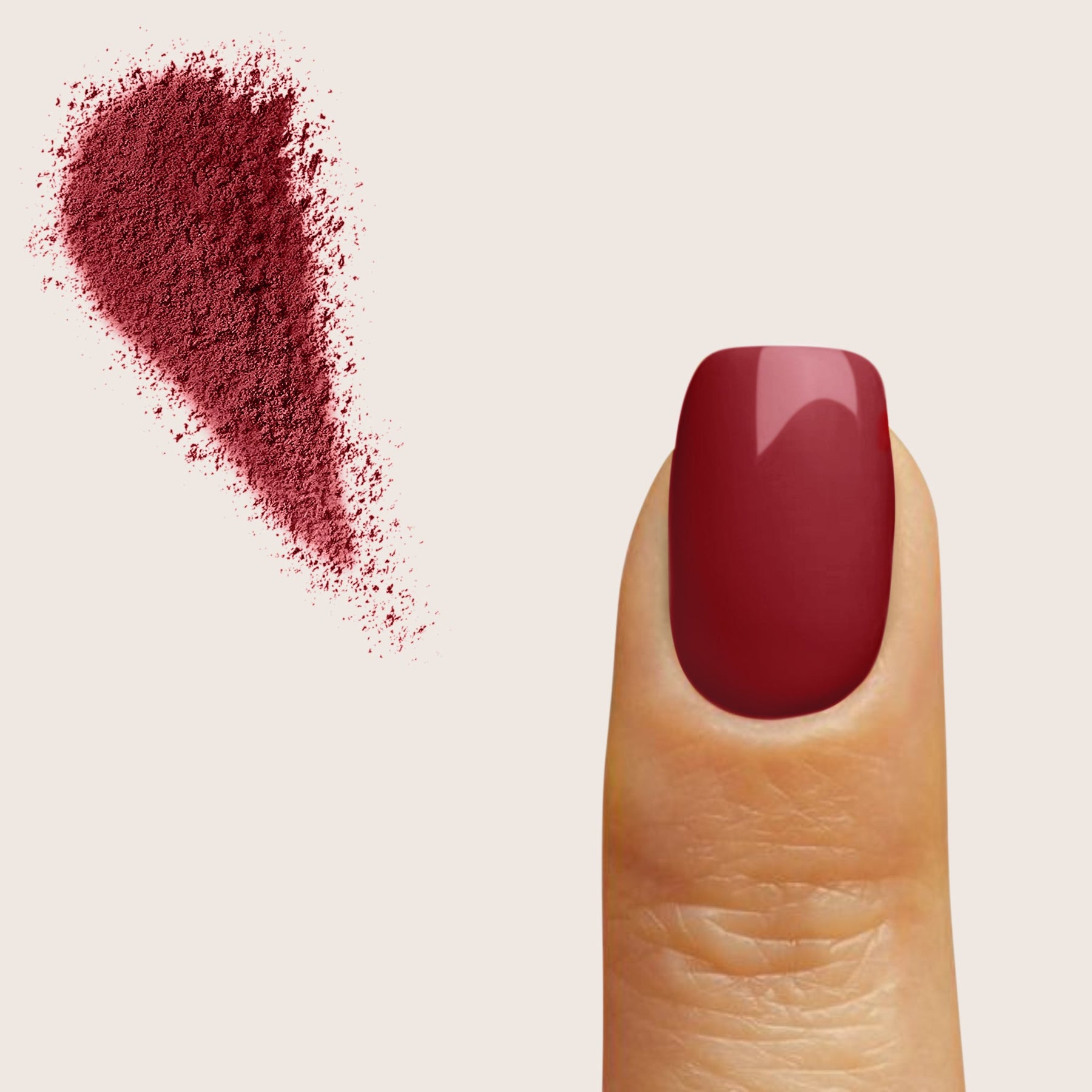 Bordeaux Red Puder do Zanurzania