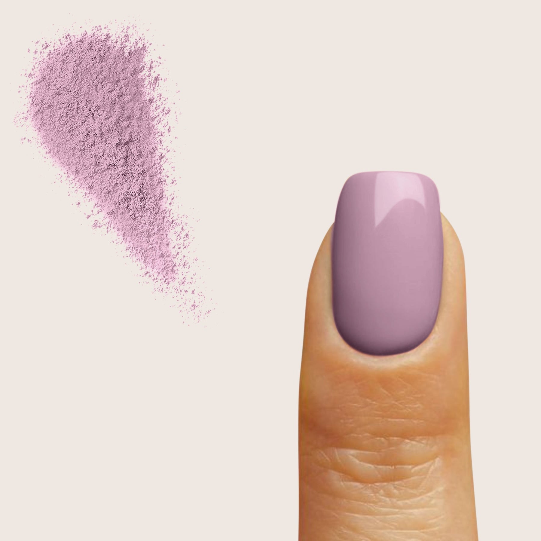 Mauve Lilla Puder do Zanurzania